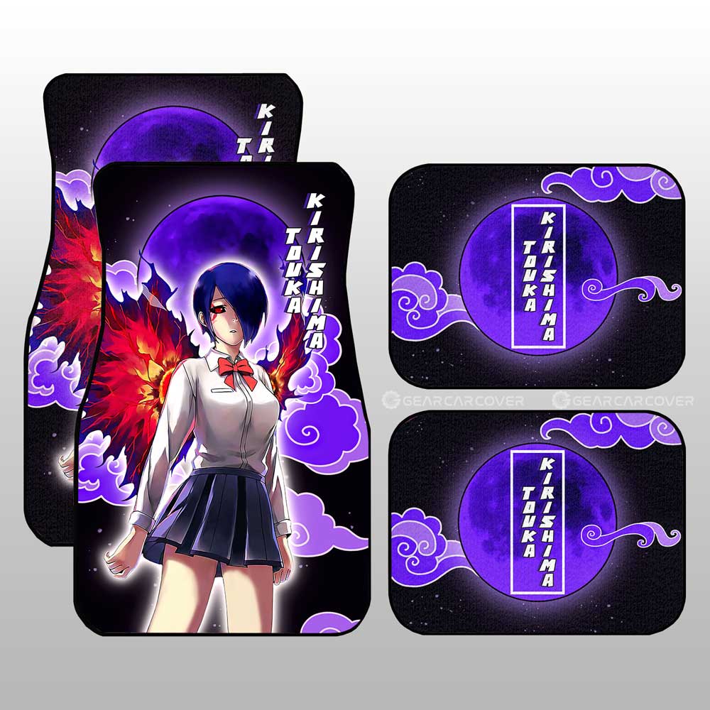 Touka Kirishima Car Floor Mats Custom Tokyo Ghoul Anime Car Accessoriess - Gearcarcover - 1