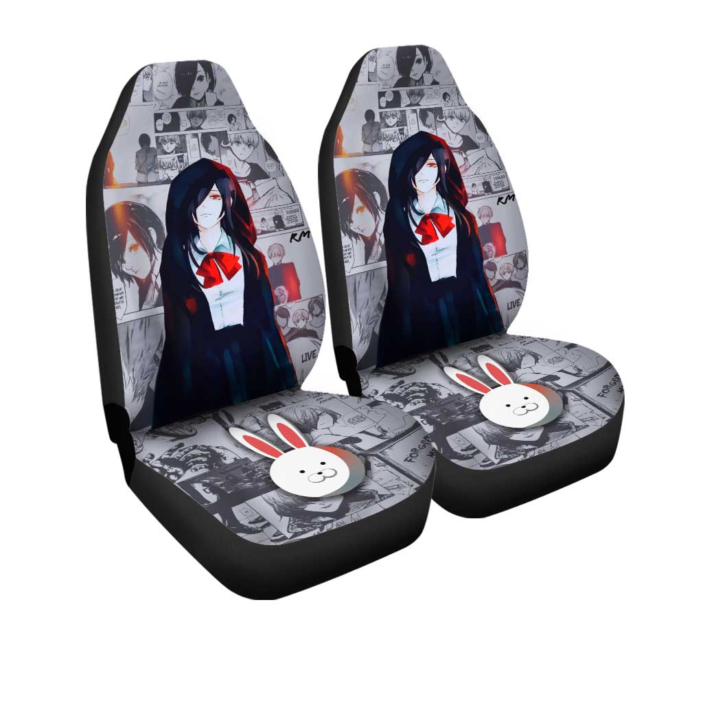 Touka Kirishima Car Seat Covers Custom Tokyo Ghoul Anime Car Accessories - Gearcarcover - 3