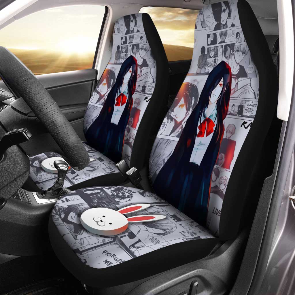 Touka Kirishima Car Seat Covers Custom Tokyo Ghoul Anime Car Accessories - Gearcarcover - 1
