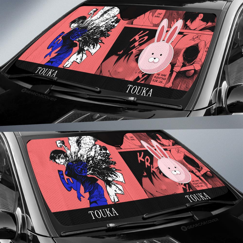 Touka Kirishima Car Sunshade Custom Tokyo Ghoul Anime Car Interior Accessories - Gearcarcover - 3
