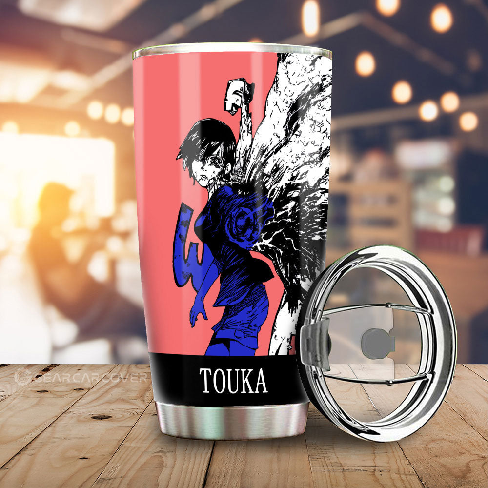 Touka Kirishima Tumbler Cup Custom Tokyo Ghoul Anime Car Interior Accessories - Gearcarcover - 3