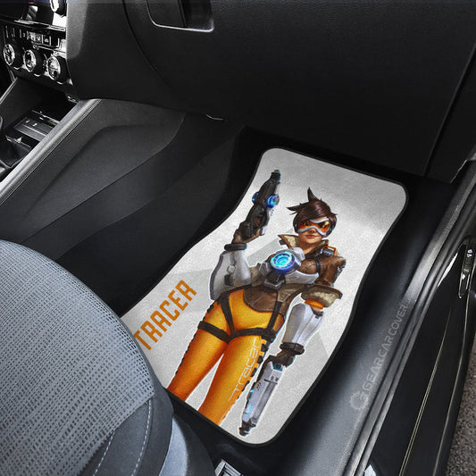 Tracer Car Floor Mats Custom Overwatch - Gearcarcover - 2