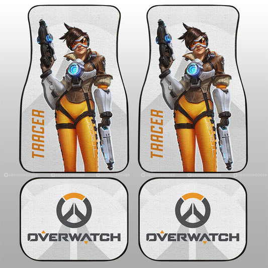 Tracer Car Floor Mats Custom Overwatch - Gearcarcover - 1