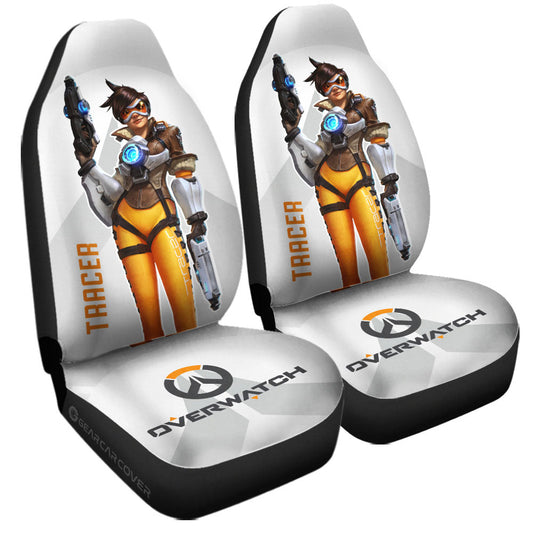 Tracer Car Seat Covers Custom Overwatch - Gearcarcover - 1