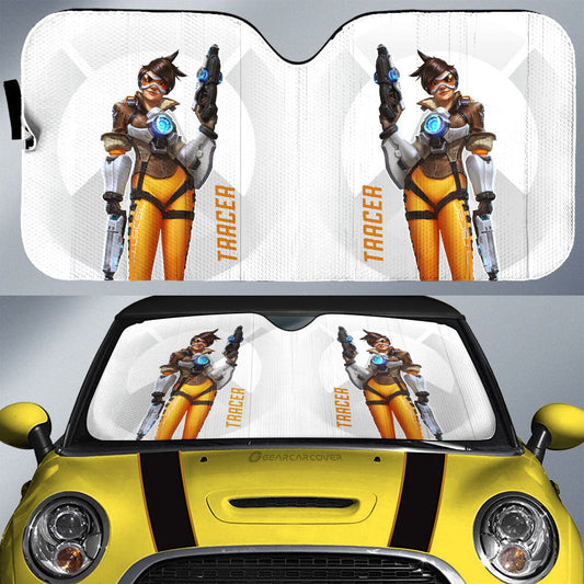 Tracer Car Sunshade Custom Overwatch - Gearcarcover - 1