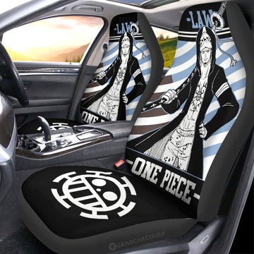 Trafalgar D. Water Law Car Seat Covers Custom One Piece Anime Car Accessories - Gearcarcover - 1