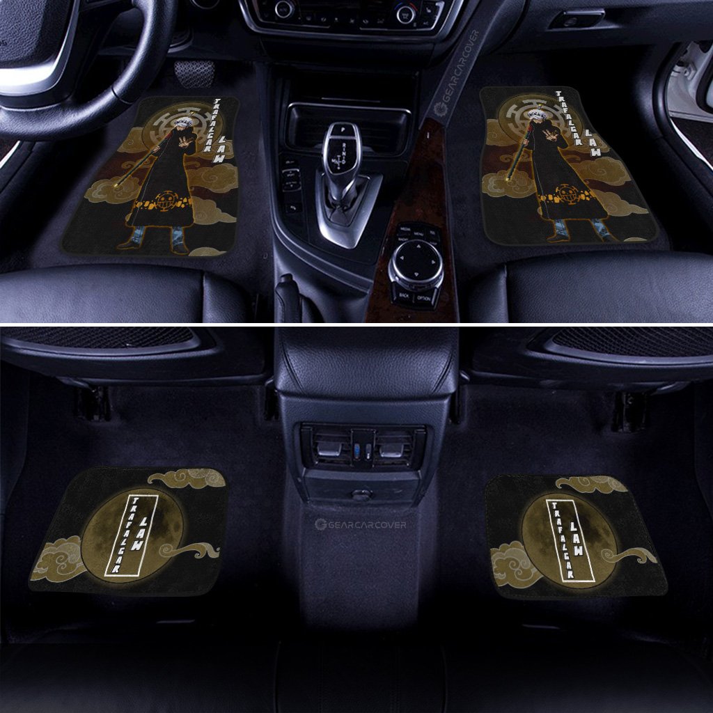 Trafalgar Law Car Floor Mats Custom For One Piece Anime Fans - Gearcarcover - 3