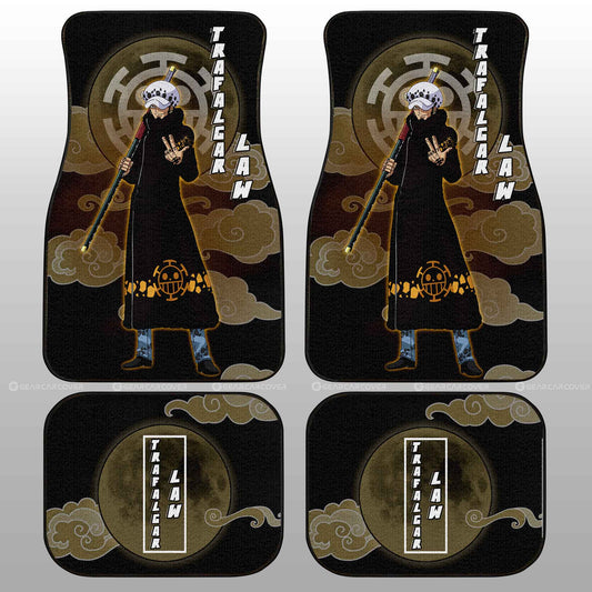 Trafalgar Law Car Floor Mats Custom For One Piece Anime Fans - Gearcarcover - 2