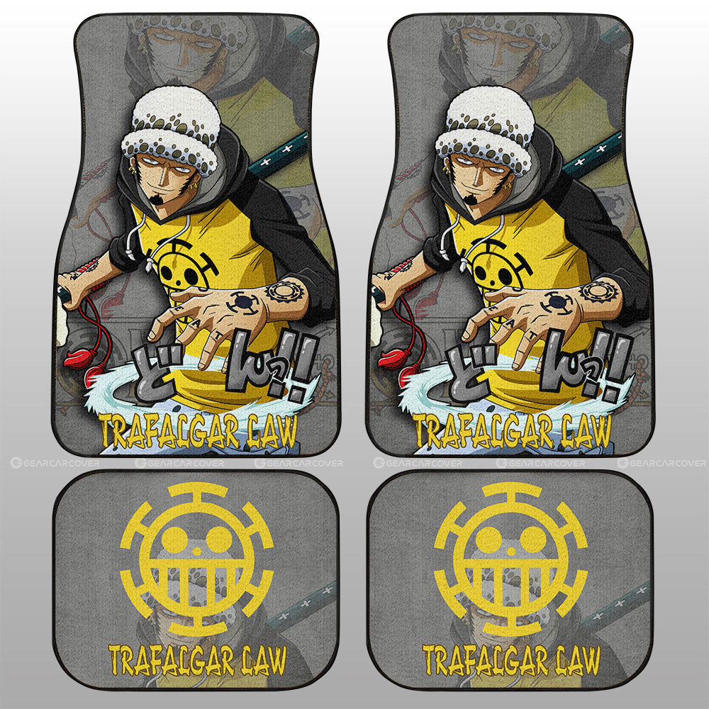 Trafalgar Law Car Floor Mats Custom One Piece Anime Car Accessories - Gearcarcover - 1