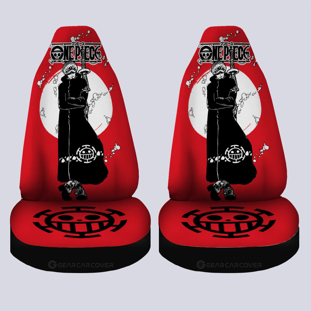 Trafalgar Law Car Seat Covers Custom One Piece Anime Car Accessories - Gearcarcover - 4