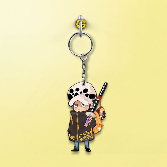 Trafalgar Law Keychains Custom One Piece Anime Car Accessories - Gearcarcover - 2