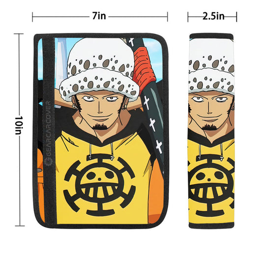 Trafalgar Law Seat Belt Covers Custom One Piece Anime Car Accessoriess - Gearcarcover - 1