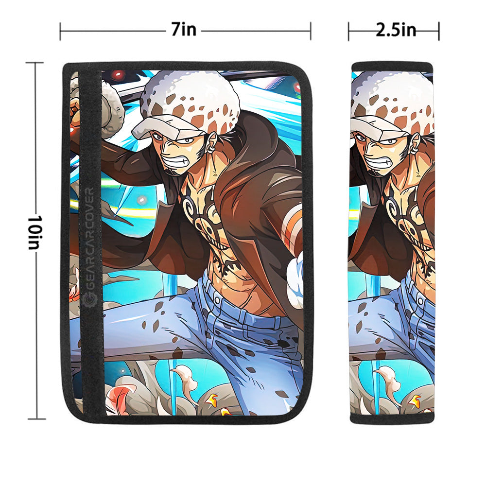 Trafalgar Law Seat Belt Covers Custom One Piece Anime Car Accessoriess - Gearcarcover - 1