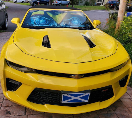 Transformers Bumblebee Eyes Car Sunshade Custom Car Accessories - Gearcarcover - 2