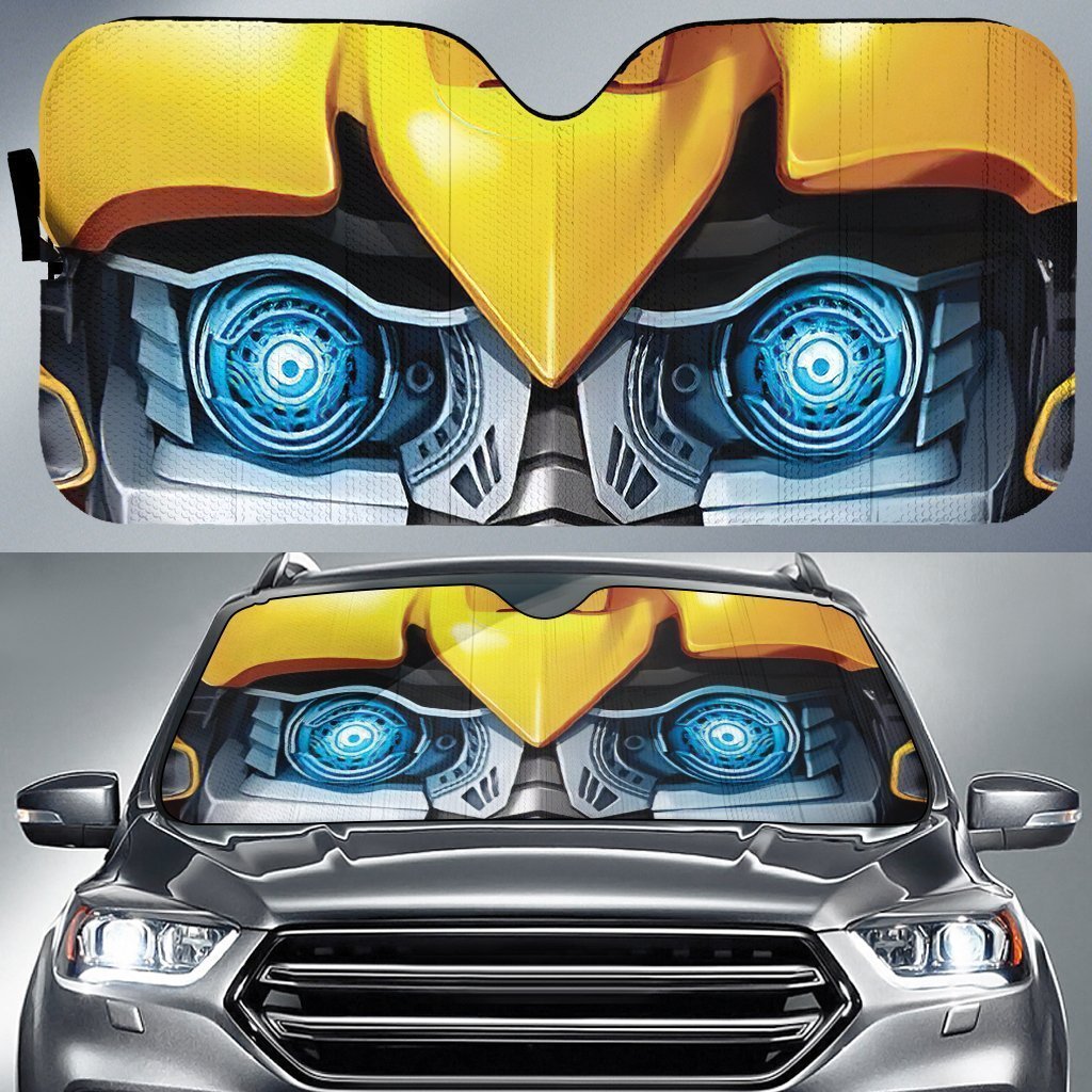 Transformers Bumblebee Eyes Car Sunshade Custom Car Accessories - Gearcarcover - 1