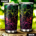 Trippy Abstract Colorful Tumbler Stainless Steel - Gearcarcover - 4