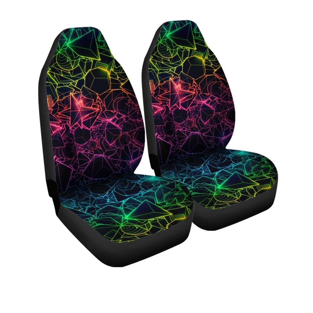 Trippy Car Seat Covers Hippie Style Car Decor Idea - Gearcarcover - 3