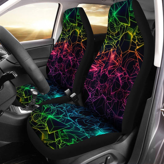 Trippy Car Seat Covers Hippie Style Car Decor Idea - Gearcarcover - 1