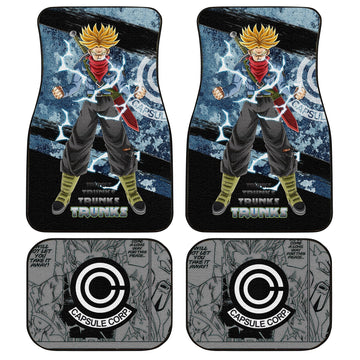 Trunks Car Floor Mats Custom Anime Dragon Ball Car Accessories - Gearcarcover - 1