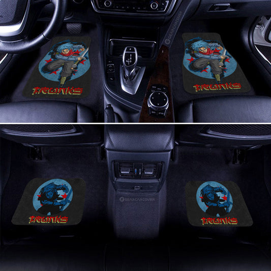 Trunks Car Floor Mats Custom Dragon Ball Anime Car Accessories - Gearcarcover - 2