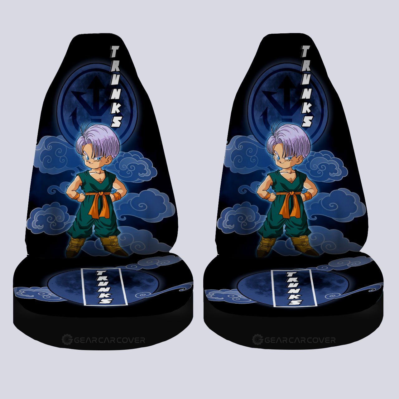 Trunks Car Seat Covers Custom Anime Dragon Ball Car Accessories - Gearcarcover - 4