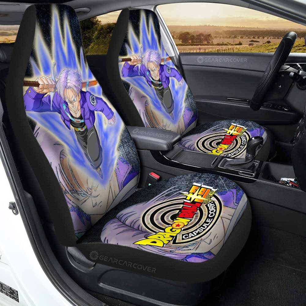 Trunks Car Seat Covers Custom Dragon Ball Anime Car Accessories - Gearcarcover - 3