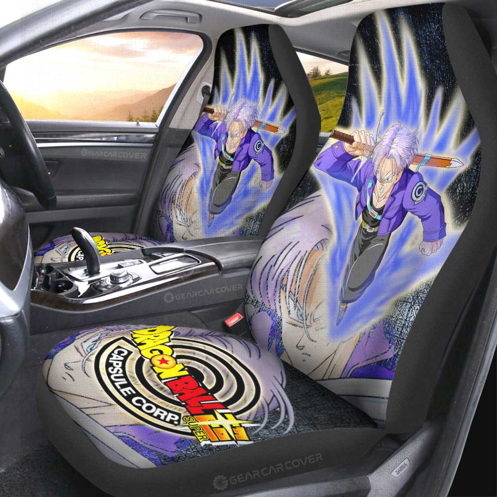 Trunks Car Seat Covers Custom Dragon Ball Anime Car Accessories - Gearcarcover - 4