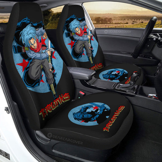 Trunks Car Seat Covers Custom Dragon Ball Anime Car Accessories - Gearcarcover - 2