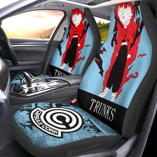 Trunks Car Seat Covers Custom Dragon Ball Anime Manga Color Style - Gearcarcover - 2