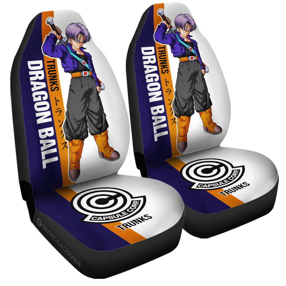 Trunks Car Seat Covers Custom Dragon Ball Car Accessories For Anime Fans - Gearcarcover - 3