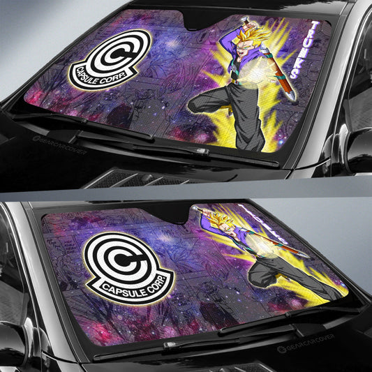 Trunks Car Sunshade Custom Dragon Ball Anime Car Accessories Galaxy Style - Gearcarcover - 2