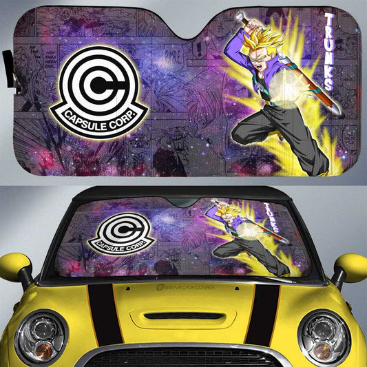 Trunks Car Sunshade Custom Dragon Ball Anime Car Accessories Galaxy Style - Gearcarcover - 1