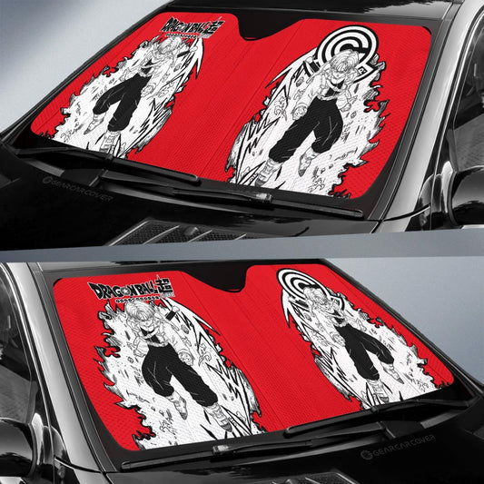 Trunks Car Sunshade Custom Dragon Ball Anime Car Accessories Manga Style For Fans - Gearcarcover - 2