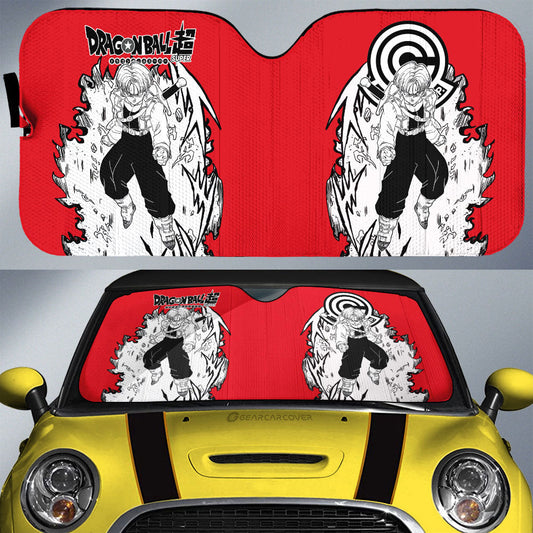 Trunks Car Sunshade Custom Dragon Ball Anime Car Accessories Manga Style For Fans - Gearcarcover - 1