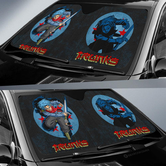 Trunks Car Sunshade Custom Dragon Ball Anime Car Interior Accessories - Gearcarcover - 2