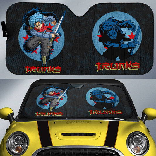 Trunks Car Sunshade Custom Dragon Ball Anime Car Interior Accessories - Gearcarcover - 1