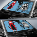 Trunks Car Sunshade Custom Dragon Ball Anime Manga Color Style - Gearcarcover - 2