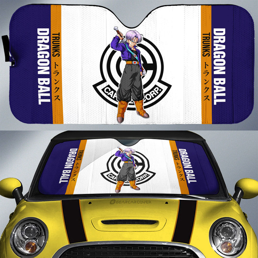 Trunks Car Sunshade Custom Dragon Ball Car Accessories For Anime Fans - Gearcarcover - 1