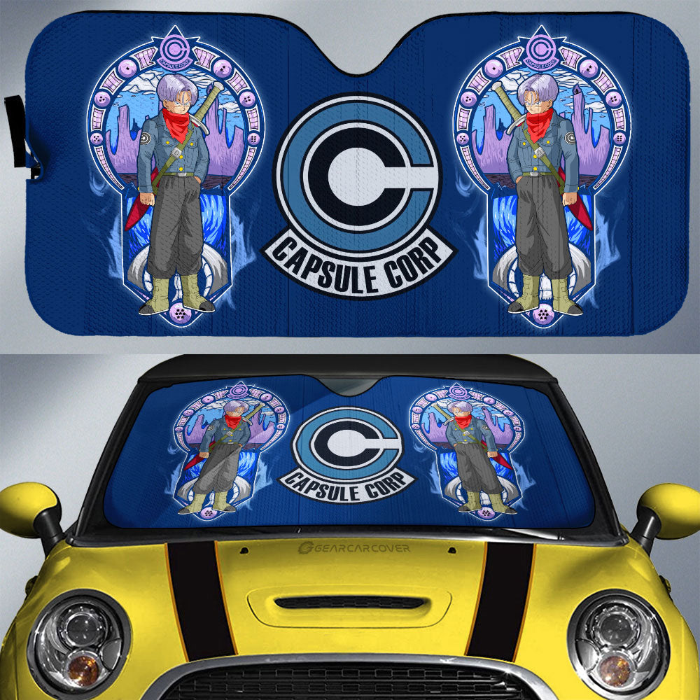 Trunks Car Sunshade Custom Dragon Ball Car Interior Accessories - Gearcarcover - 1