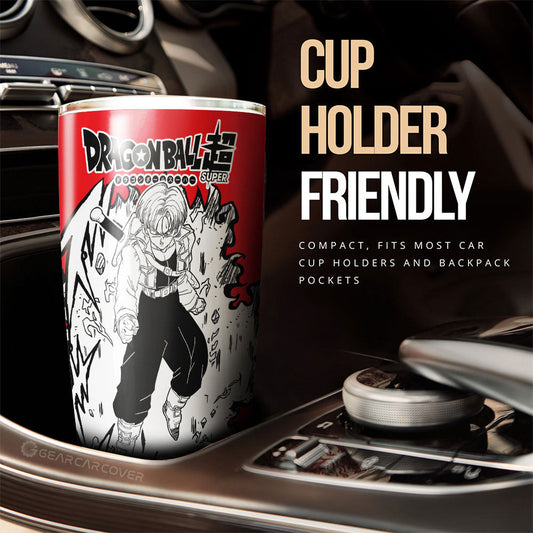 Trunks Tumbler Cup Custom Dragon Ball Anime Car Accessories Manga Style For Fans - Gearcarcover - 2