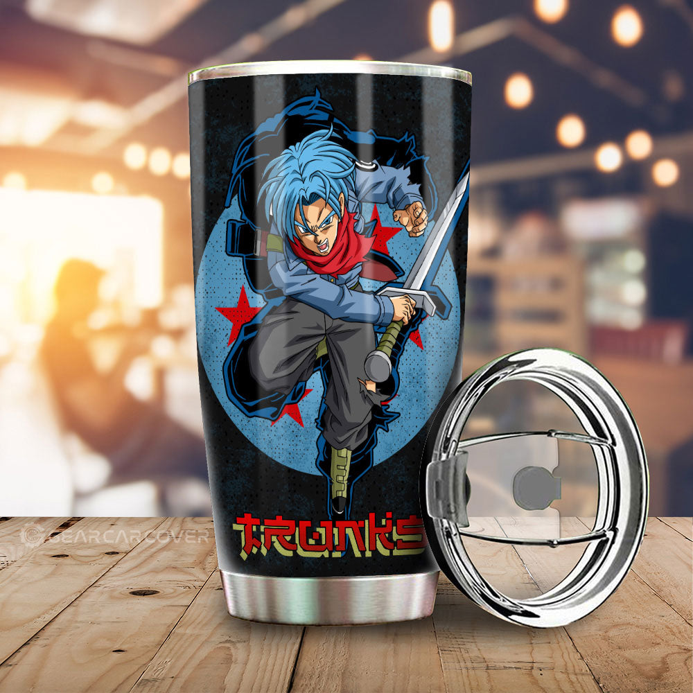 Trunks Tumbler Cup Custom Dragon Ball Car Accessories - Gearcarcover - 2