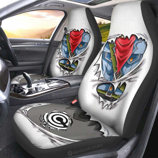 Trunks Uniform Car Seat Covers Custom Dragon Ball Anime - Gearcarcover - 2