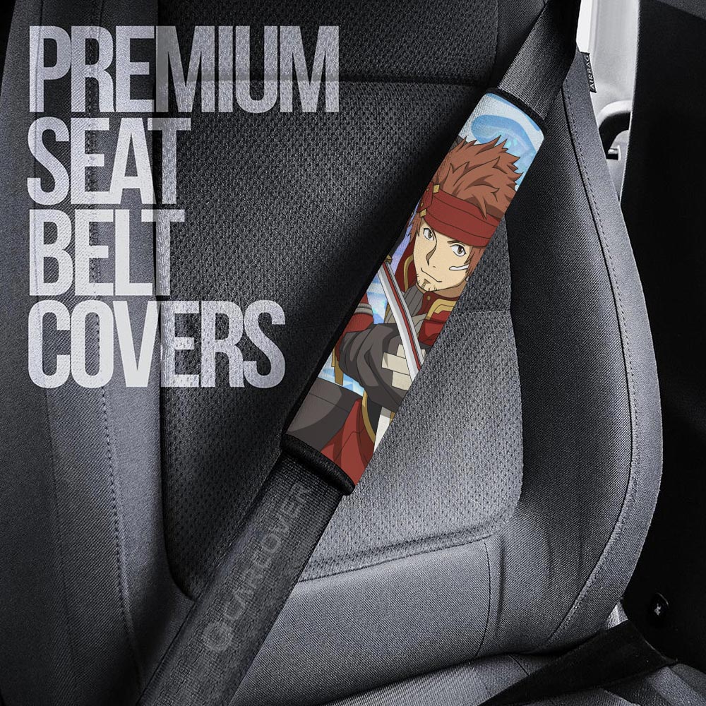 Tsuboi Ryoutarou Klein Seat Belt Covers Custom Sword Art Online Anime Car Accessories - Gearcarcover - 2