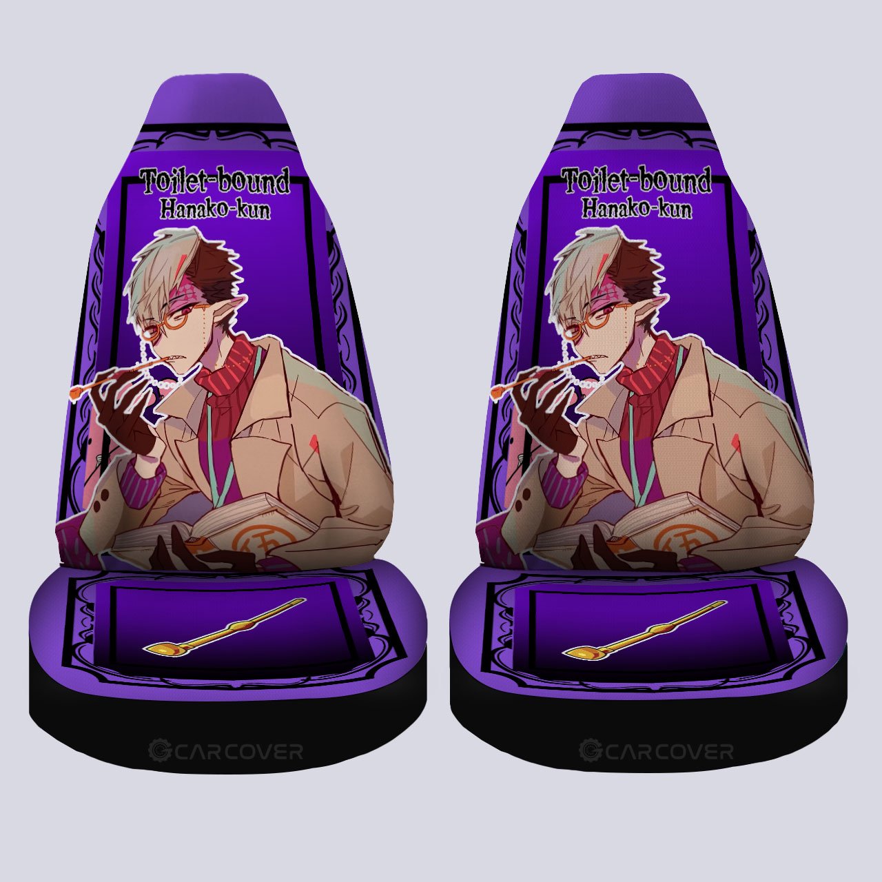 Tsuchigomori Car Seat Covers Custom Anime Toilet-Bound Hanako-kun Car Accessories - Gearcarcover - 4