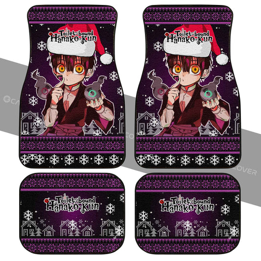 Tsukasa Car Floor Mats Custom Christmas Anime Toilet-Bound Hanako-kun Car Accessories - Gearcarcover - 2