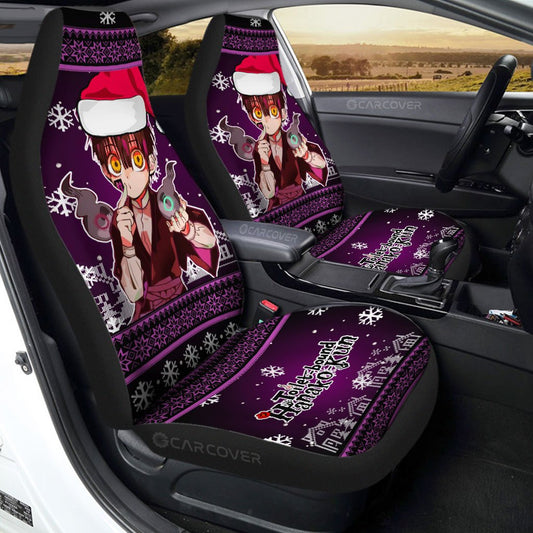 Tsukasa Car Seat Covers Custom Christmas Anime Toilet-Bound Hanako-kun Car Accessories - Gearcarcover - 1