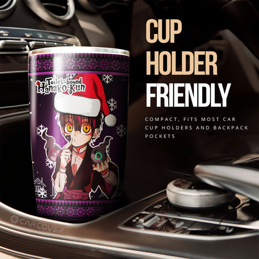 Tsukasa Tumbler Cup Custom Christmas Anime Toilet-Bound Hanako-kun Car Accessories - Gearcarcover - 2