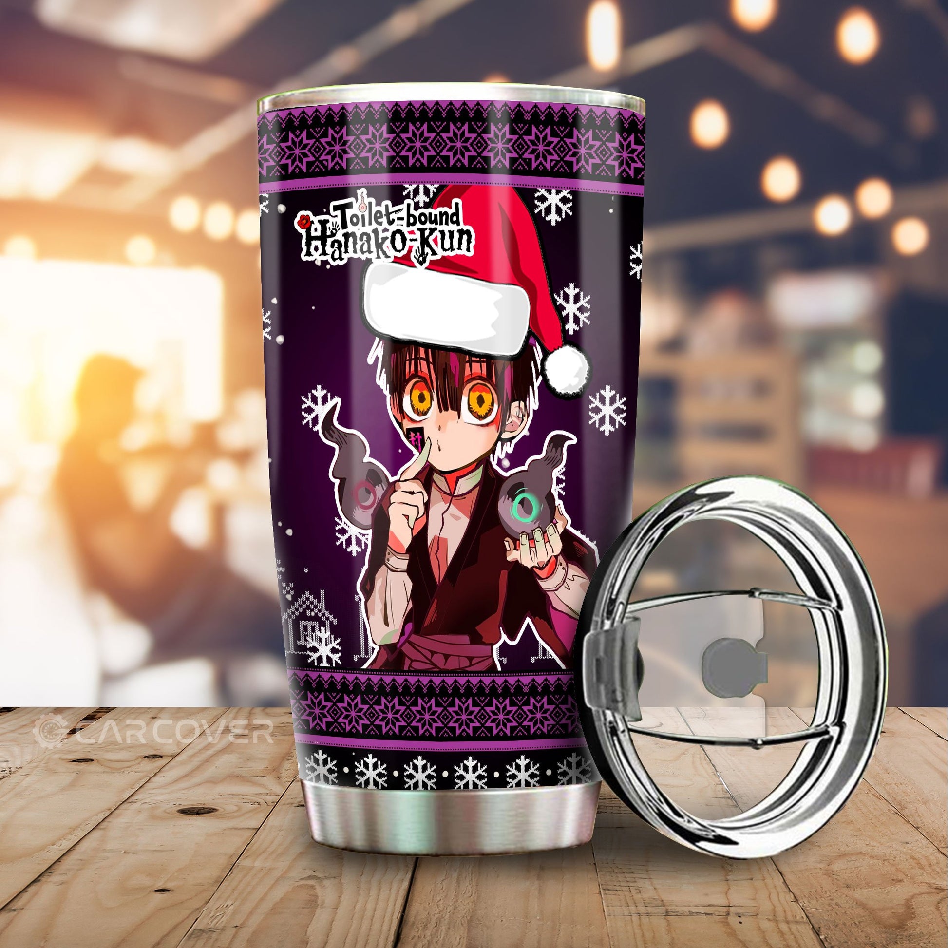 Tsukasa Tumbler Cup Custom Christmas Anime Toilet-Bound Hanako-kun Car Accessories - Gearcarcover - 1