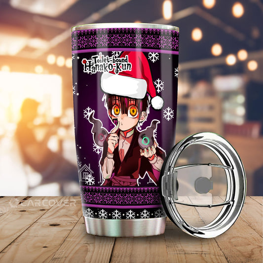 Tsukasa Tumbler Cup Custom Christmas Anime Toilet-Bound Hanako-kun Car Accessories - Gearcarcover - 1