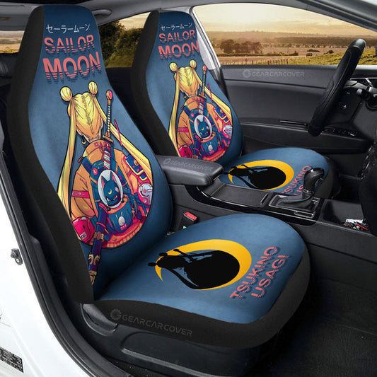 Tsukino Usagi Car Seat Covers Custom Sailor Moon Car Accessories - Gearcarcover - 1